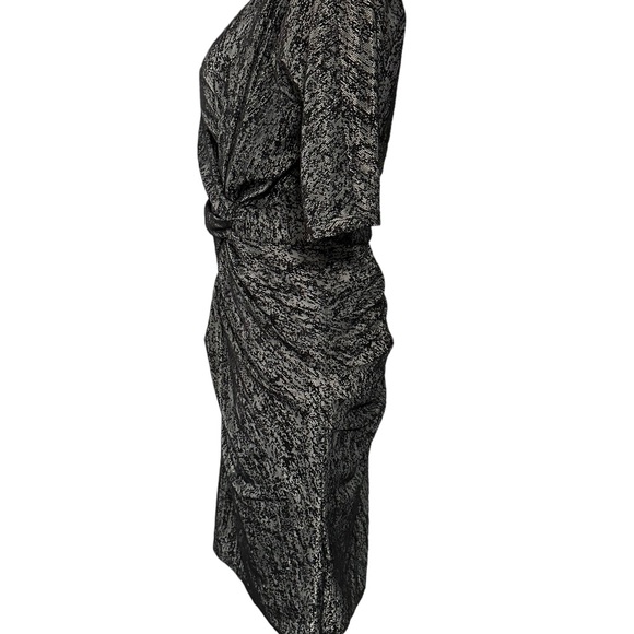 REISS Black Levanto dress in Sz 10. Completely lined. Very flattering fit. EUC - Picture 8 of 15